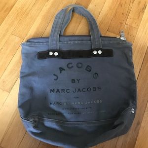 Jacobs by Marc Jacobs Gray Zipper Tote Bag